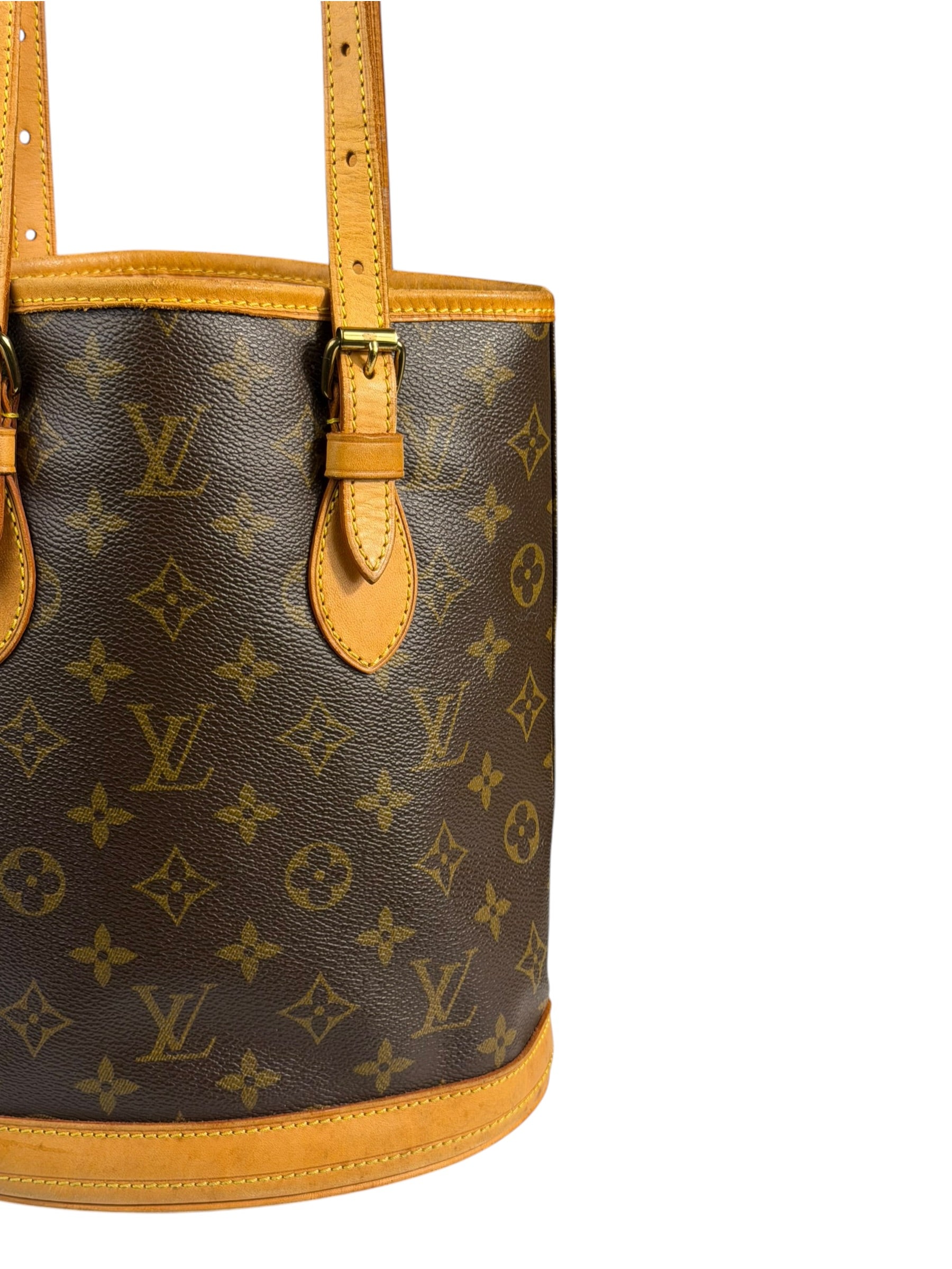 Louis Vuitton Monogram Petit Bucket Bag PM