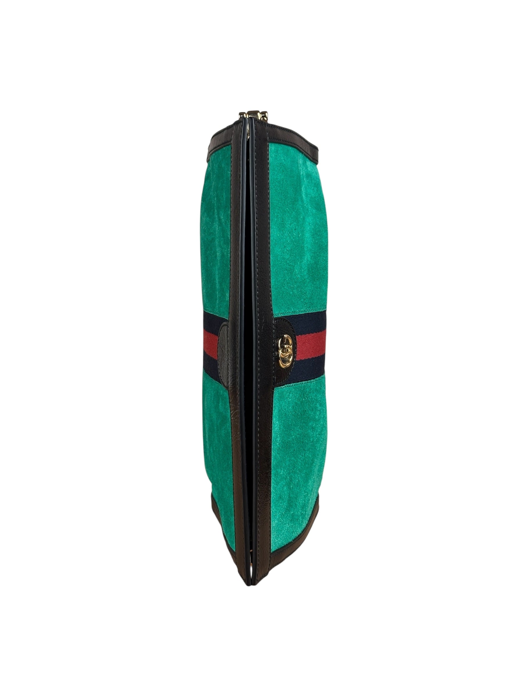 Gucci Suede Web Ophidia Chain Shoulder Bag