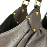 Louis Vuitton Brown Leather Mahina Hobo Bag