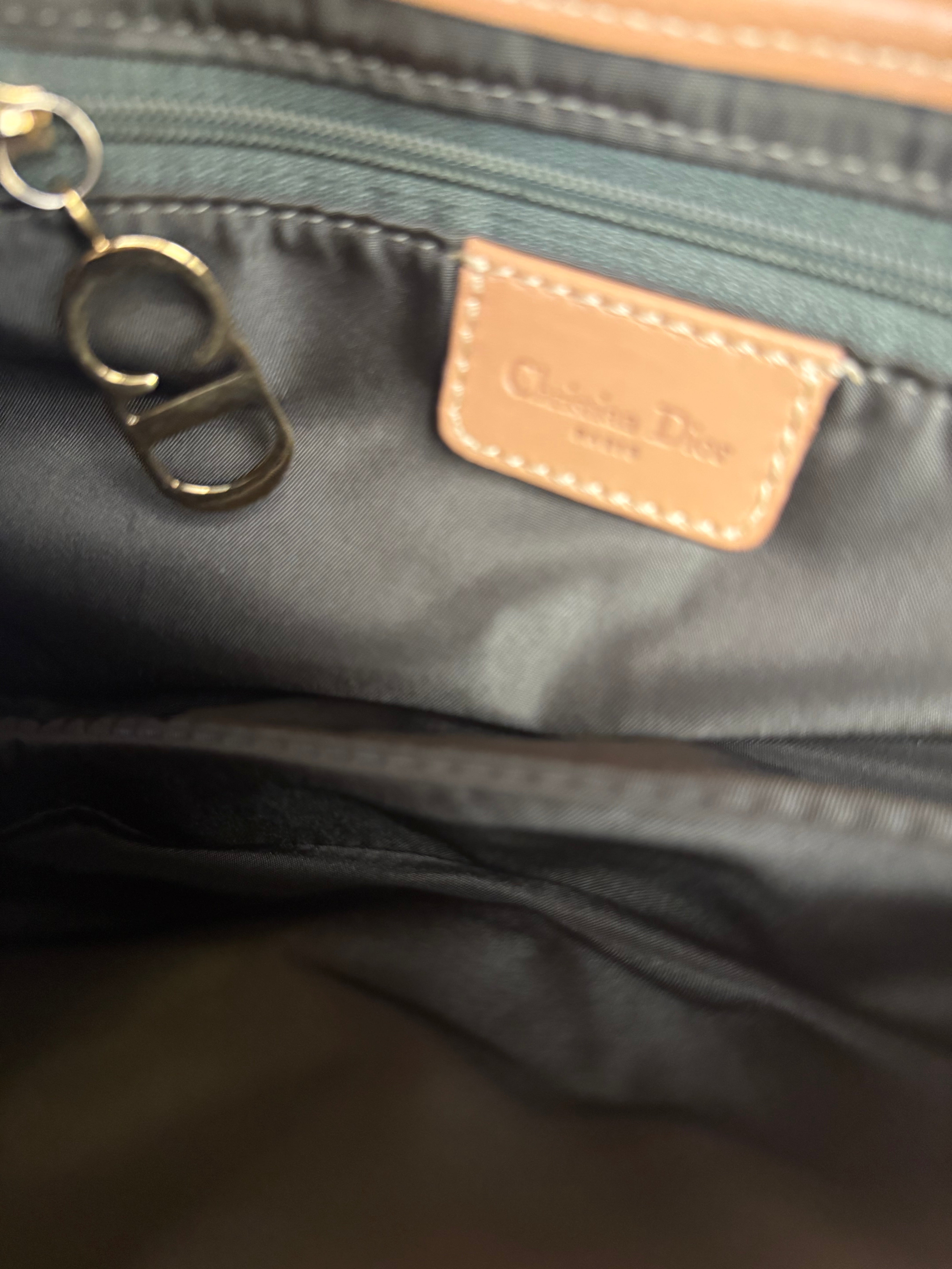 Christian Dior Vintage Trotter Saddle Shoulder Bag