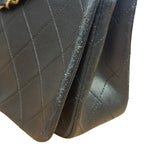 Chanel Black Quilted Leather Mini Flap Bag  2011