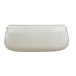 Gucci White Leather Bamboo Night Small Clutch/Pochette