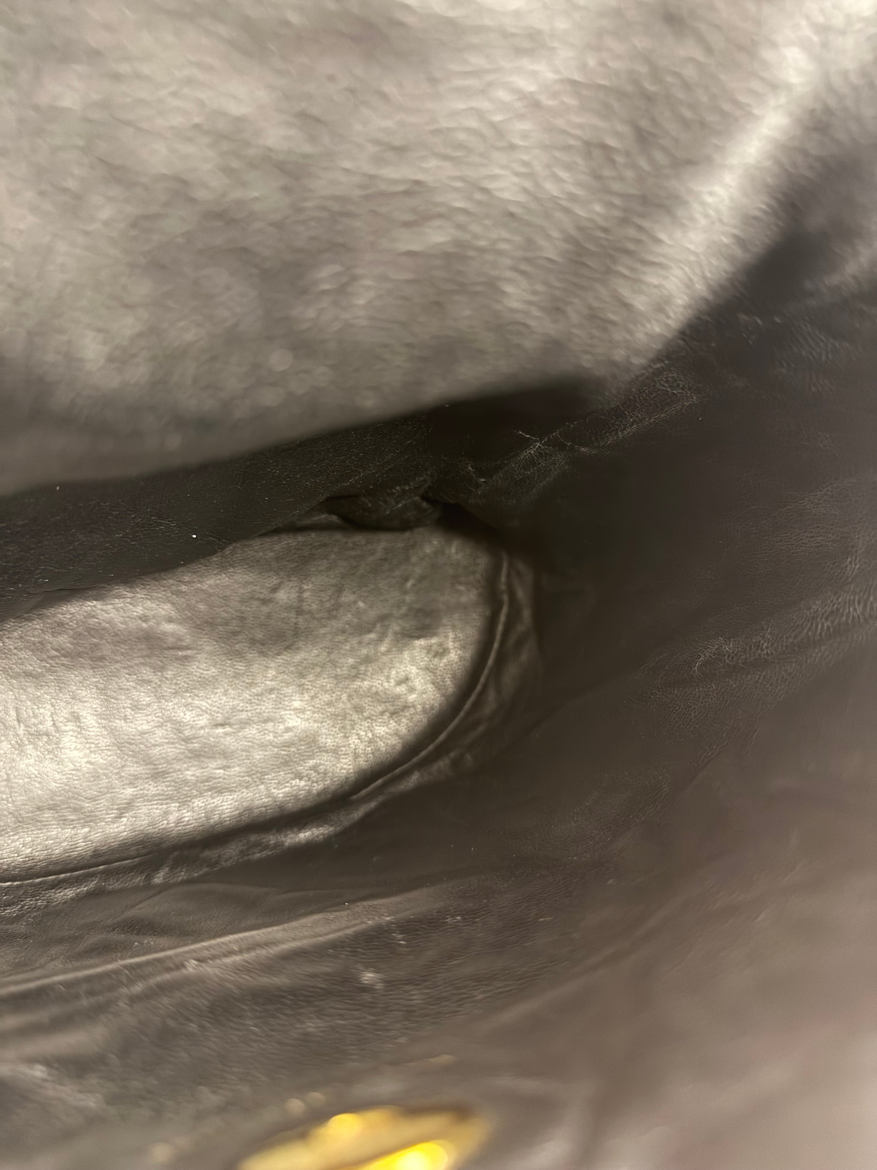 Chanel Black Quilted CC Duma Leather Backpack '97