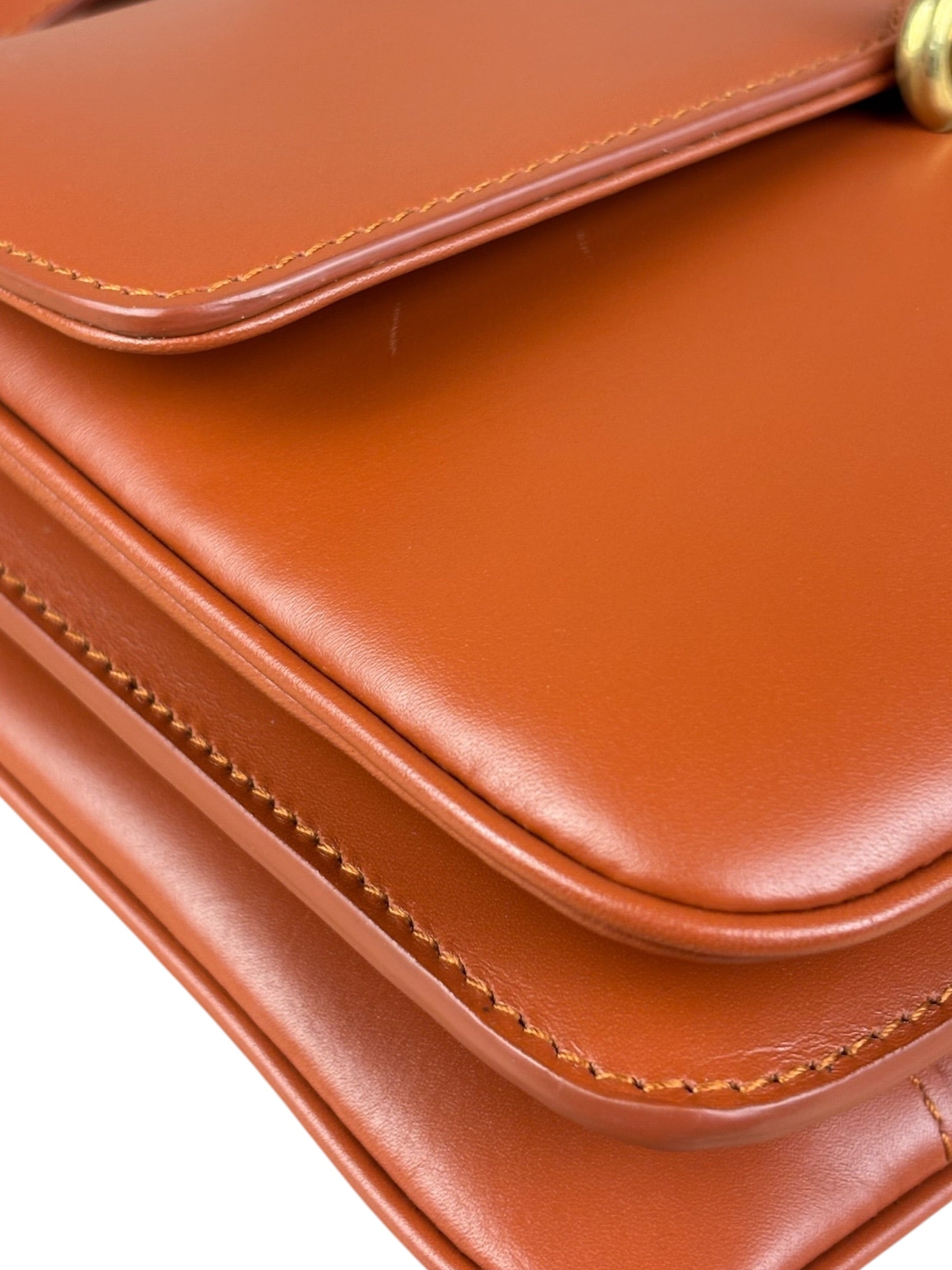 Saint Laurent Burnt Orange Le Maillon Shoulder Bag