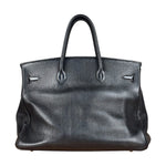 Hermes Black Togo Leather Birkin 40 Handbag Gold 1998