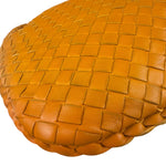 Bottega Veneta Orange Leather Intercciato Hobo Bag