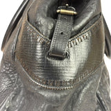 Fendi Black Leather Etniko Du Jour Shoulder Bag