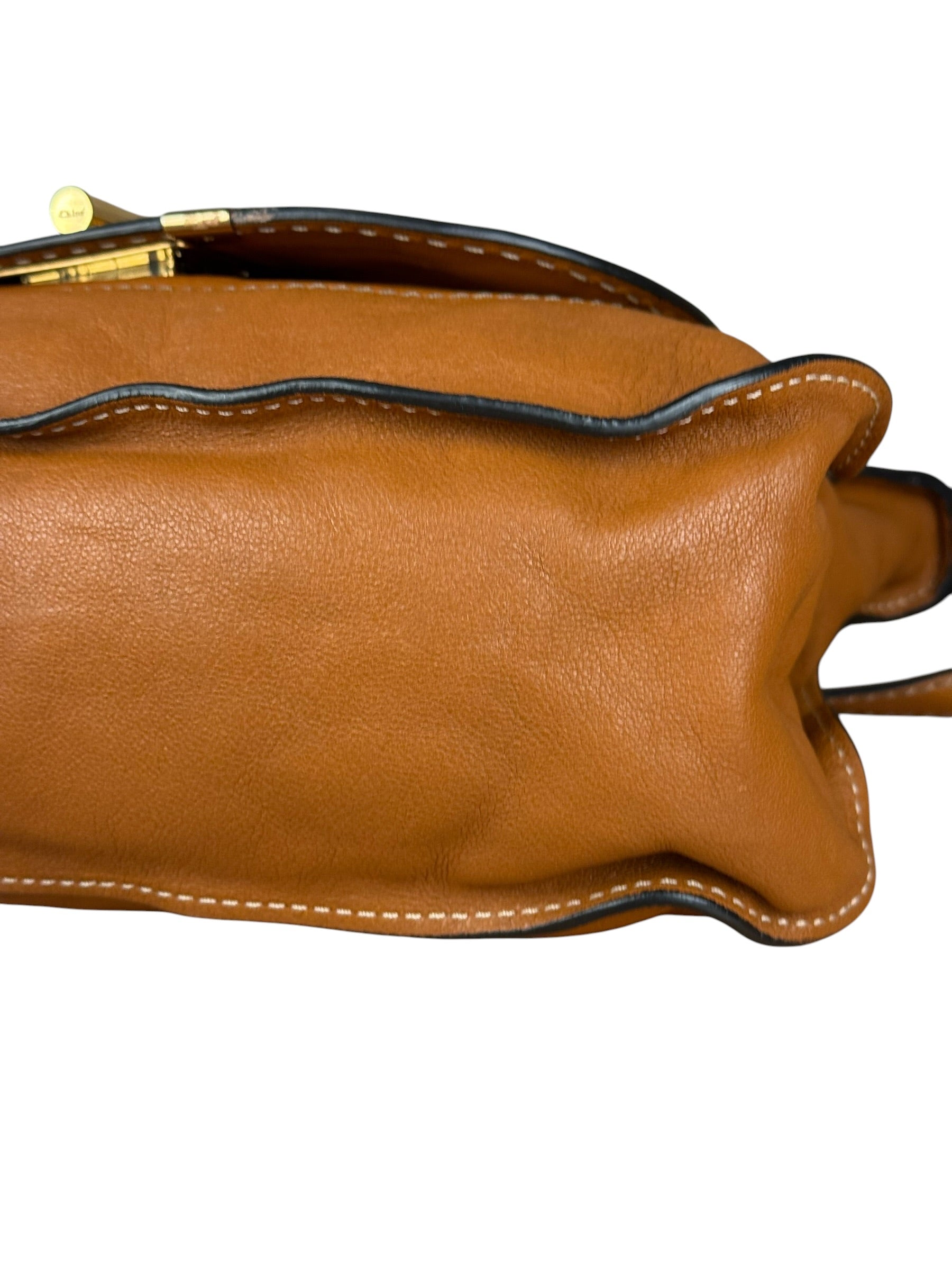 Chloé Marcie Tan Leather 2Way Bag