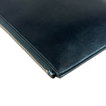 Saint Laurent Black Leather Patchwork Pouch