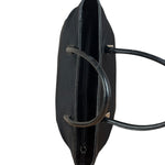 Gucci Vintage Black Nylon Leather Trim Tote Bag