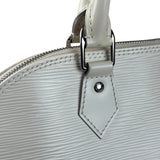 Louis Vuitton White Epi Leather Alma Hand Bag PM