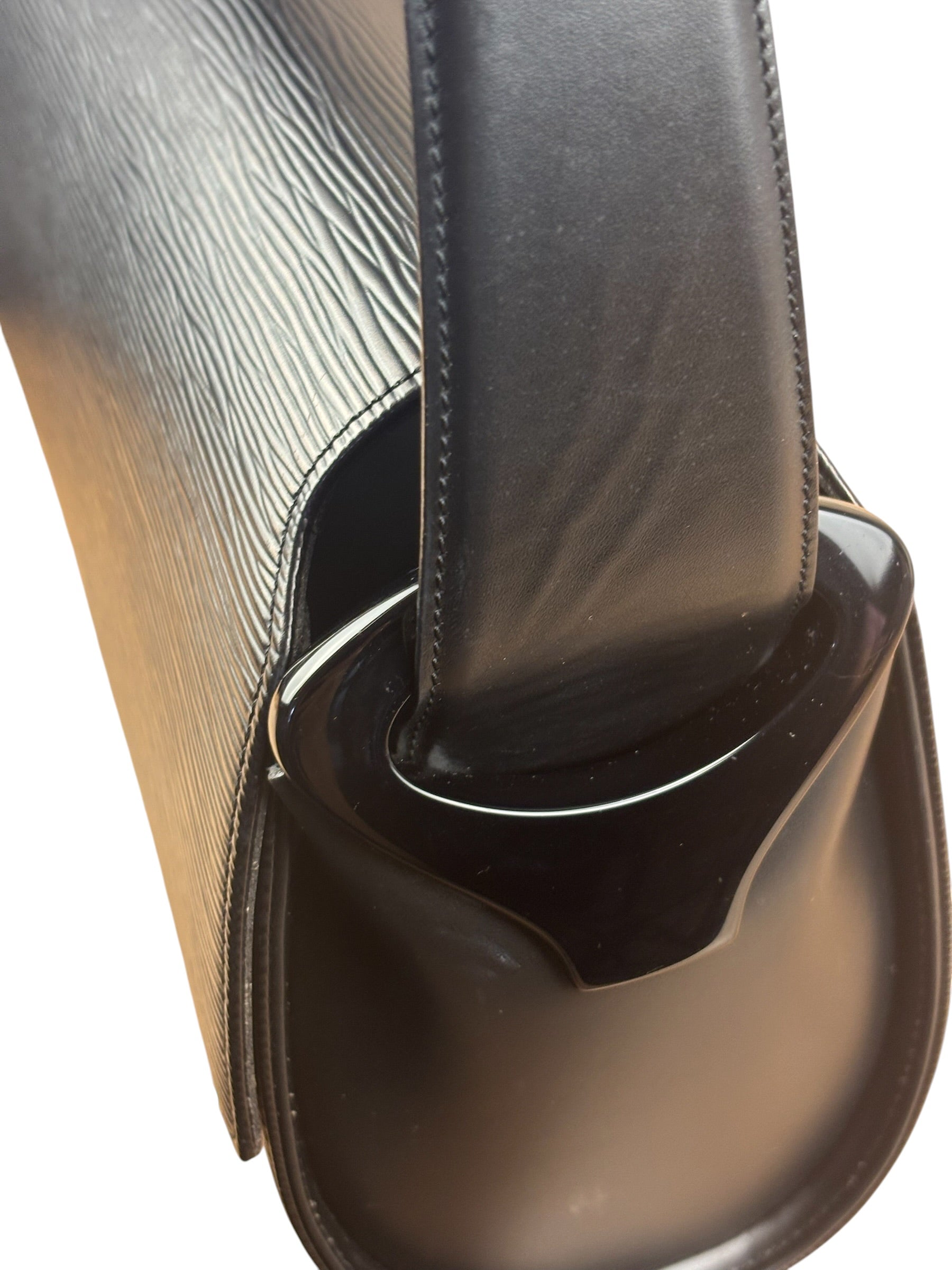 Louis Vuitton Black Epi Leather Flap Nocturne Shoulder Bag PM
