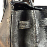 Hermes Black Togo Leather Birkin 40 Handbag Gold 1998