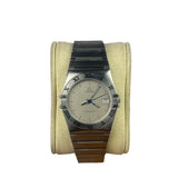 Omega Constellation White Dial Blue Hands