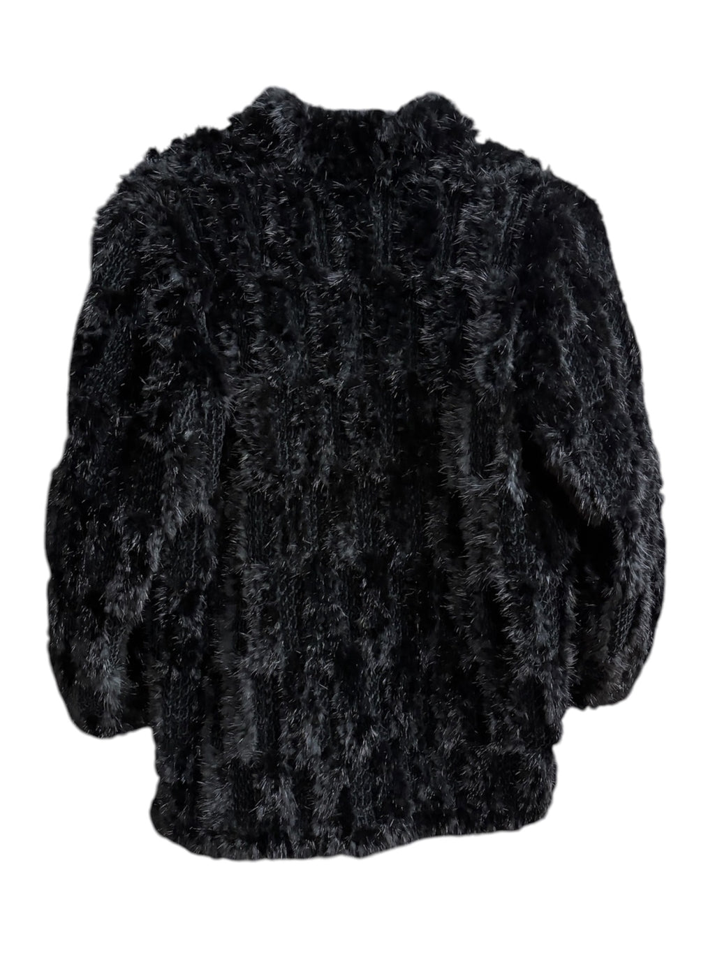 Vintage Pita Black Mink/Persian Lamb Fur Coat
