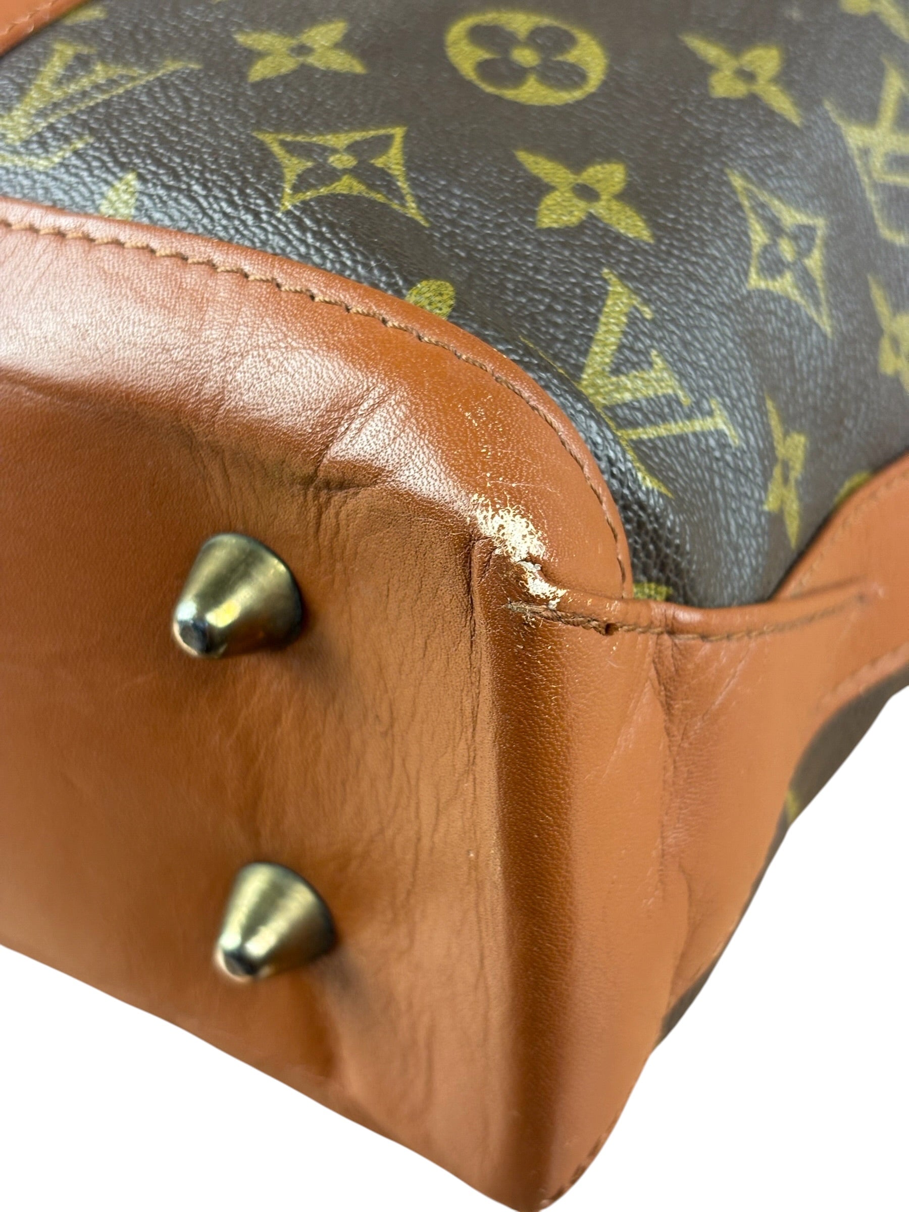 Louis Vuitton Vintage Monogram Sac Weekend Tote Bag MM