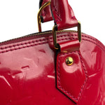 Louis Vuitton Red Vernis Alma BB Two-Way Bag
