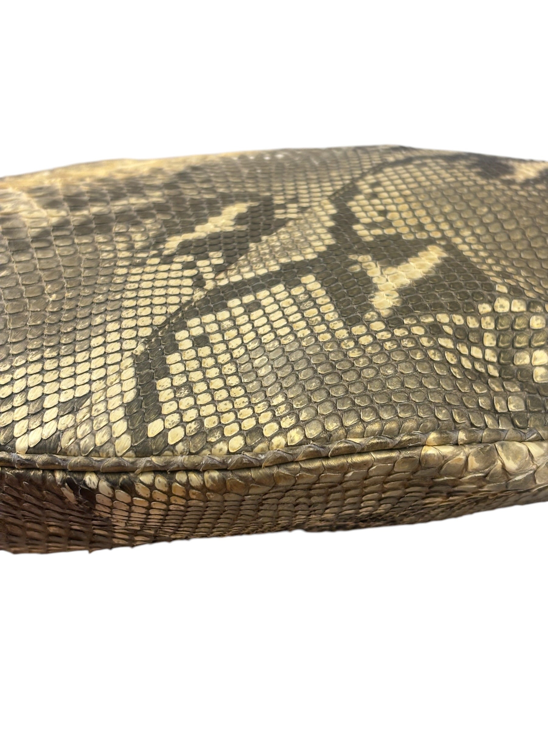 Gucci Light Sand Tones Python Hobo Bag