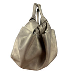 Loewe Metallic Beige Nappa Aire Handbag