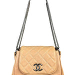 Chanel Beige Bijoux Accordion Flap Bag 2008