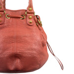 Balenciaga Pink Leather Agneau Small 21 Two-Way Bag