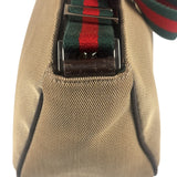 Gucci Vintage Beige Canvas Mini Pochette Handbag