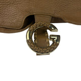 Gucci Tan Brown Leather Wave Hobo Bag