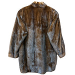 Vintage Dark Brown Fur Coat