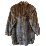 Vintage Dark Brown Fur Coat