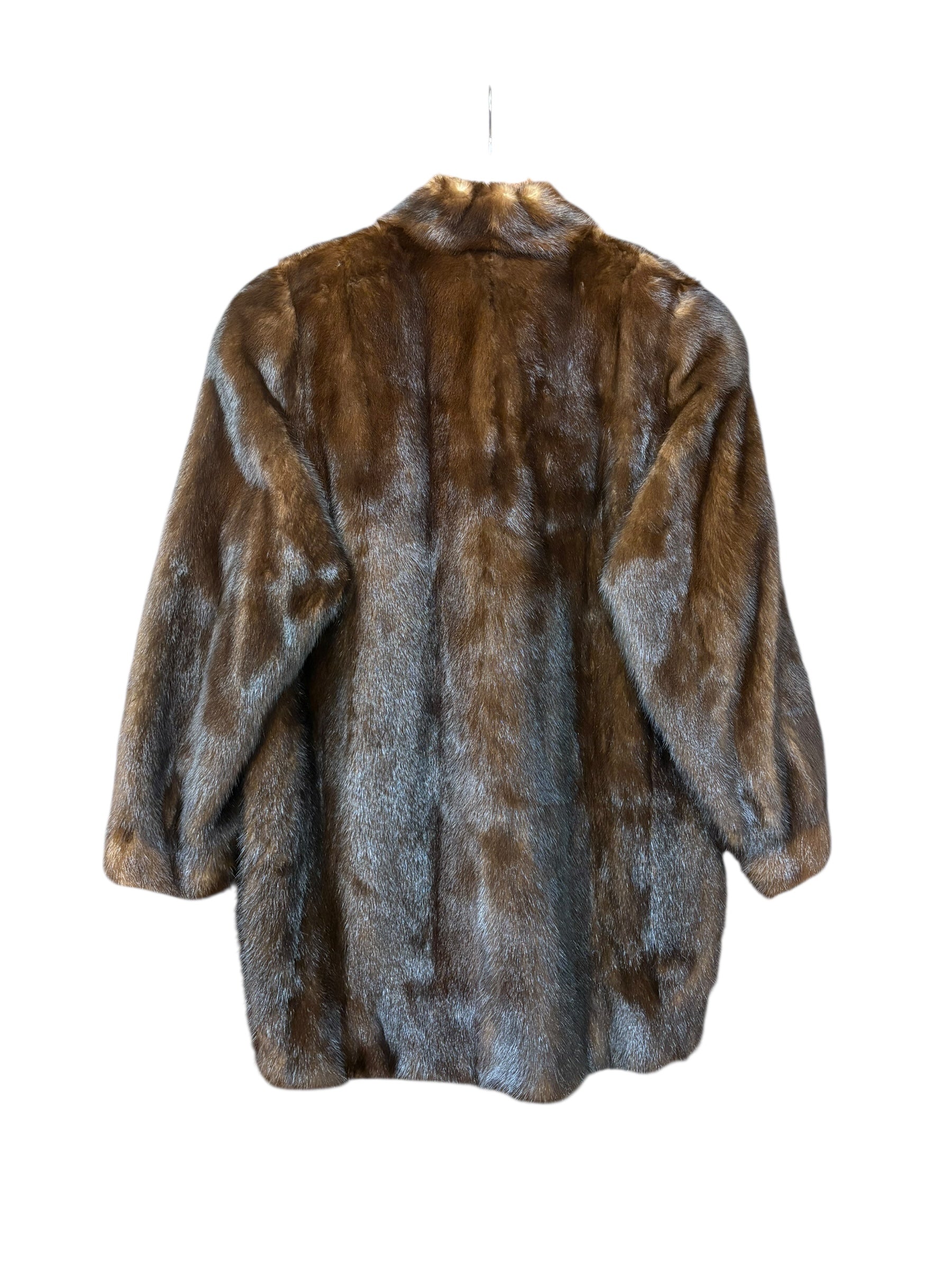 Vintage Dark Brown Fur Coat