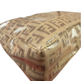 Fendi Vintage Beige PVC Zucca Pochette