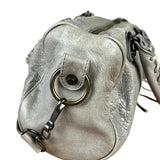 Balenciaga Mini Classic Leather City Bag Grey