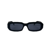 Celine Glossy Black Triomphe Rectangular Sunglasses
