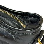 Chanel Black Quilted Leather Small Gabrielle Hobo Bag 2019