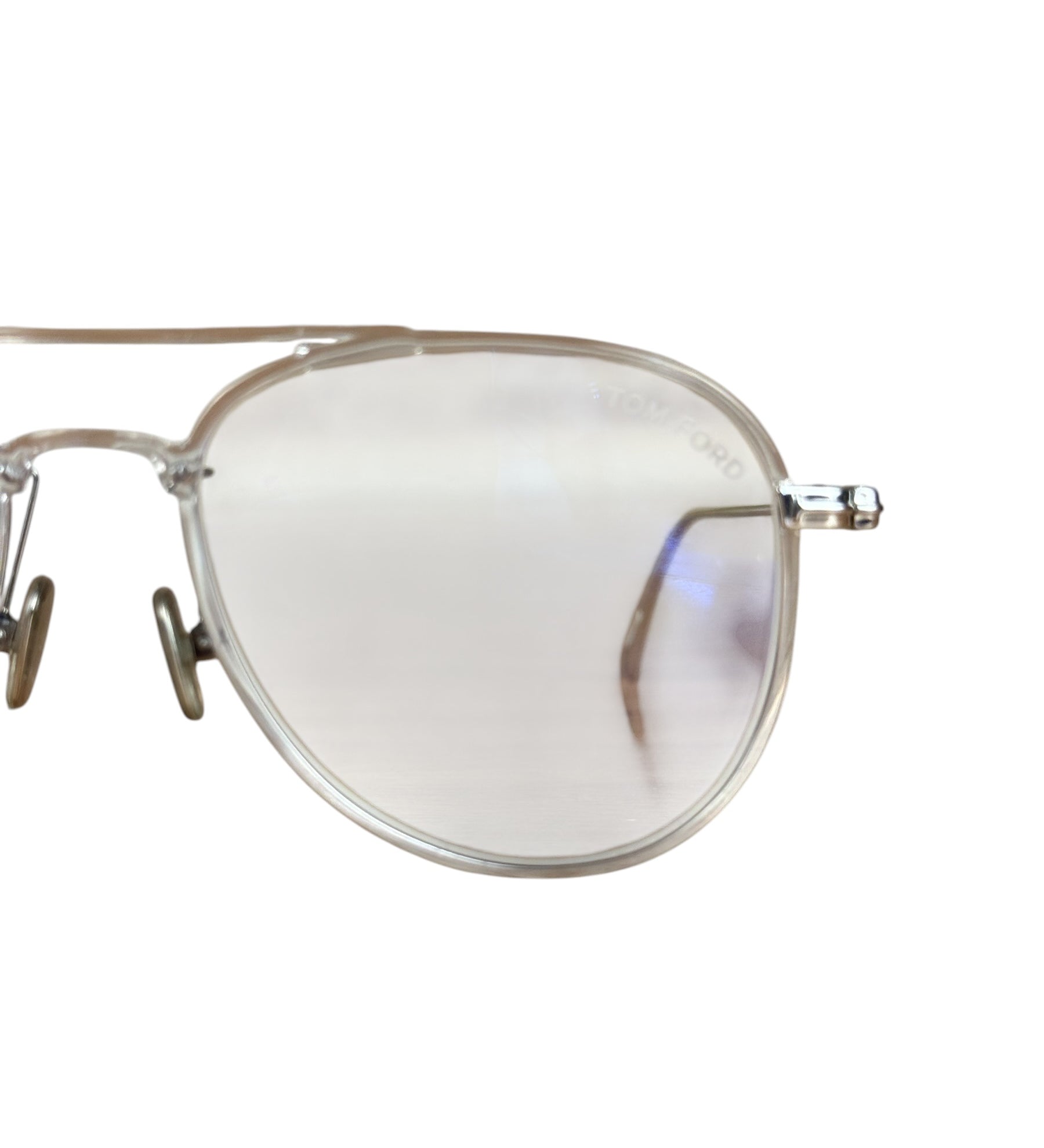 Tom Ford Clear Frame Aviators