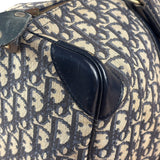 Christian Dior Vintage Navy Blue Trotter Boston Bag
