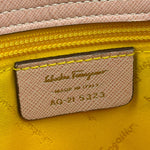 Salvatore Ferragamo Pink Saffiano Leather Shoulder Bag