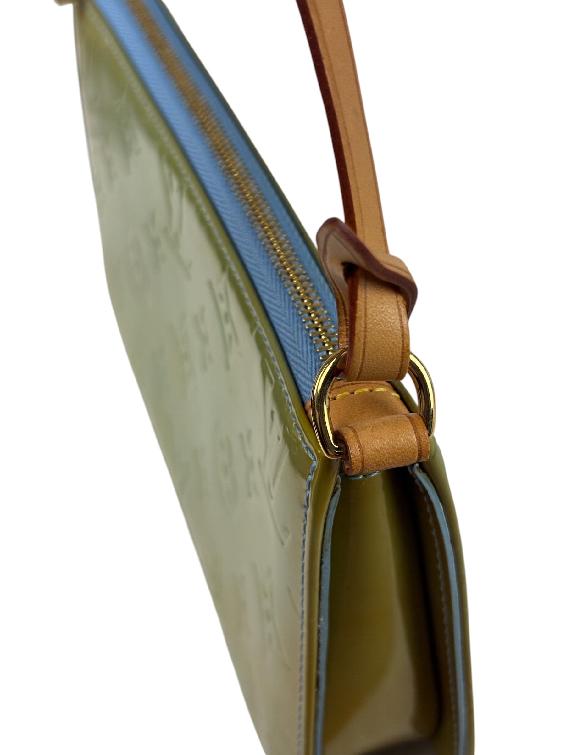 Louis Vuitton Green Vernis Lexington Pochette
