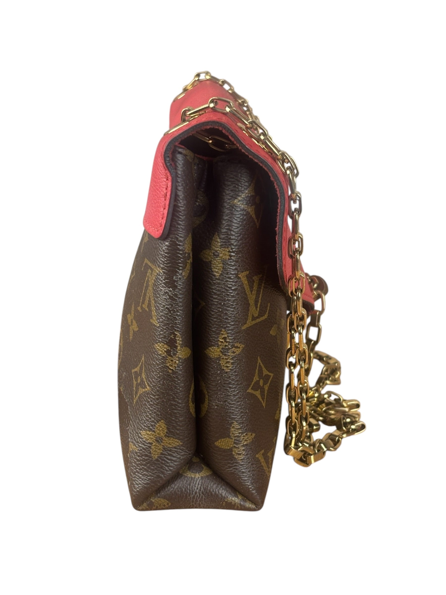 Louis Vuitton Pink Monogram Canvas Pallas Chain Shoulder Bag