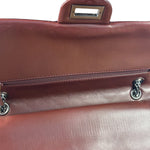 Chanel Burgundy Quilted Patent Leather 2.55 Reissue 227 Large Double Flap Bag 2011