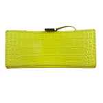 Balenciaga Small Yellow Croc Hourglass 2Way