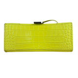 Balenciaga Small Yellow Croc Hourglass 2Way