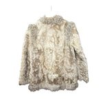 Parion Vintage Sage Shag Fur Coat