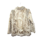 Parion Vintage Sage Shag Fur Coat