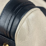 Chloe Beige/Black Leather Alice Satchel/Tote Bag