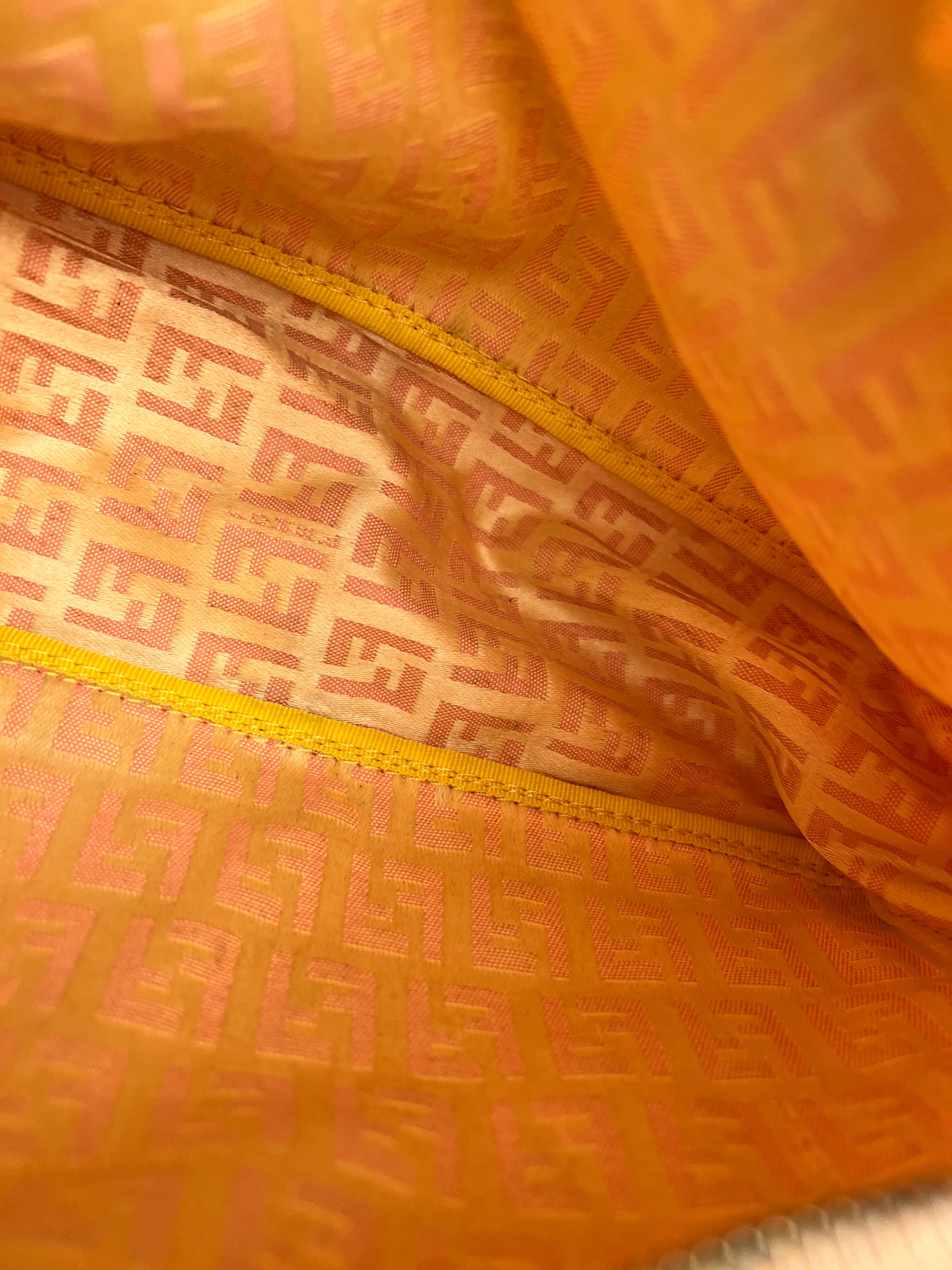 Fendi Vintage Pink Zucca Pochette