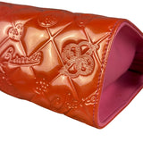 Chanel Orange Patent Lucky Symbols Pochette 2009