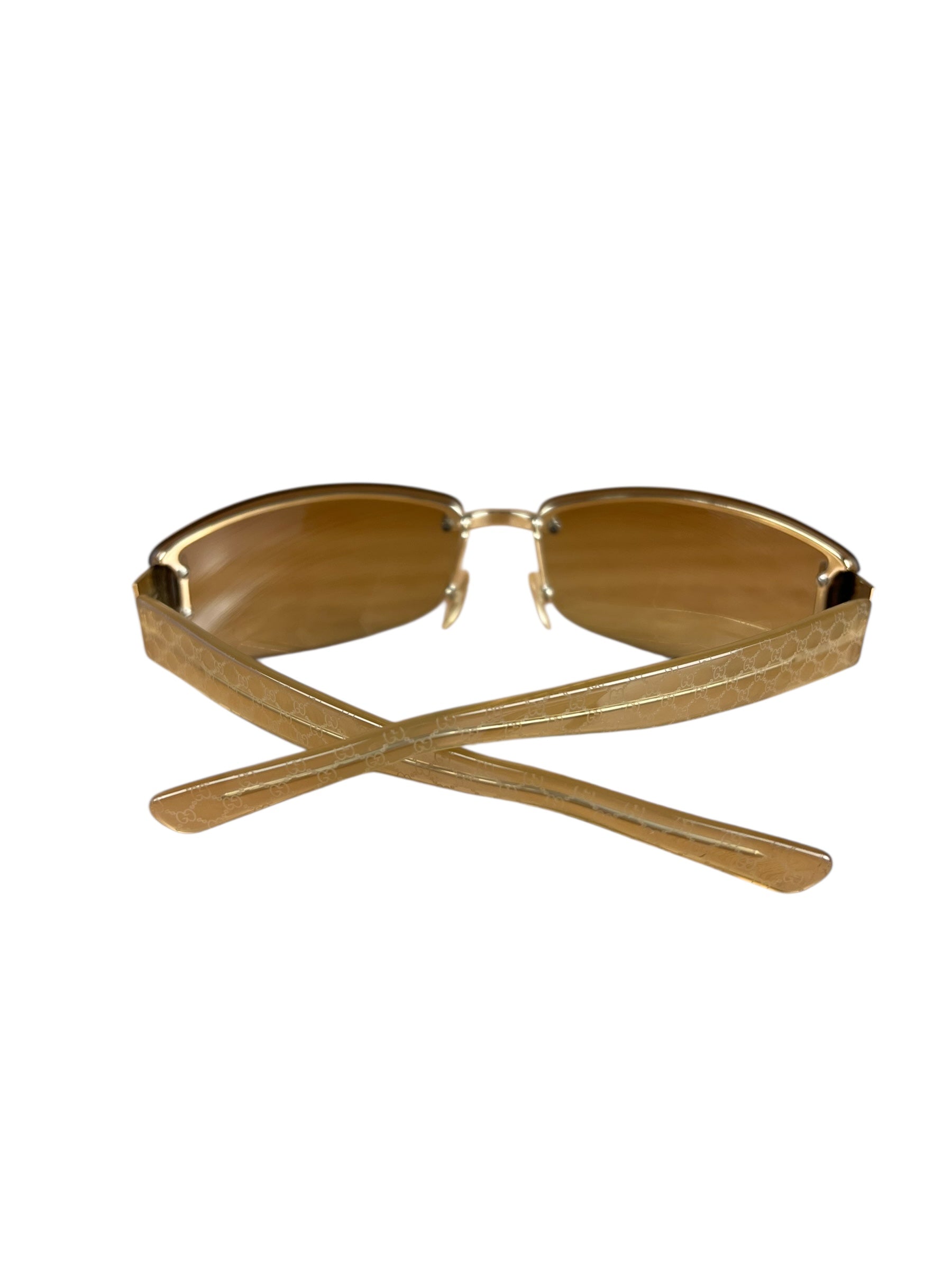 Gucci Vintage GG Web Tinted Sunglasses