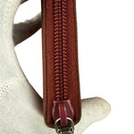 Prada Vintage Red Nylon Zip-Around Sport Long Wallet