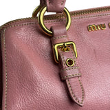 Miu Miu Pink Leather Two-Way Bag